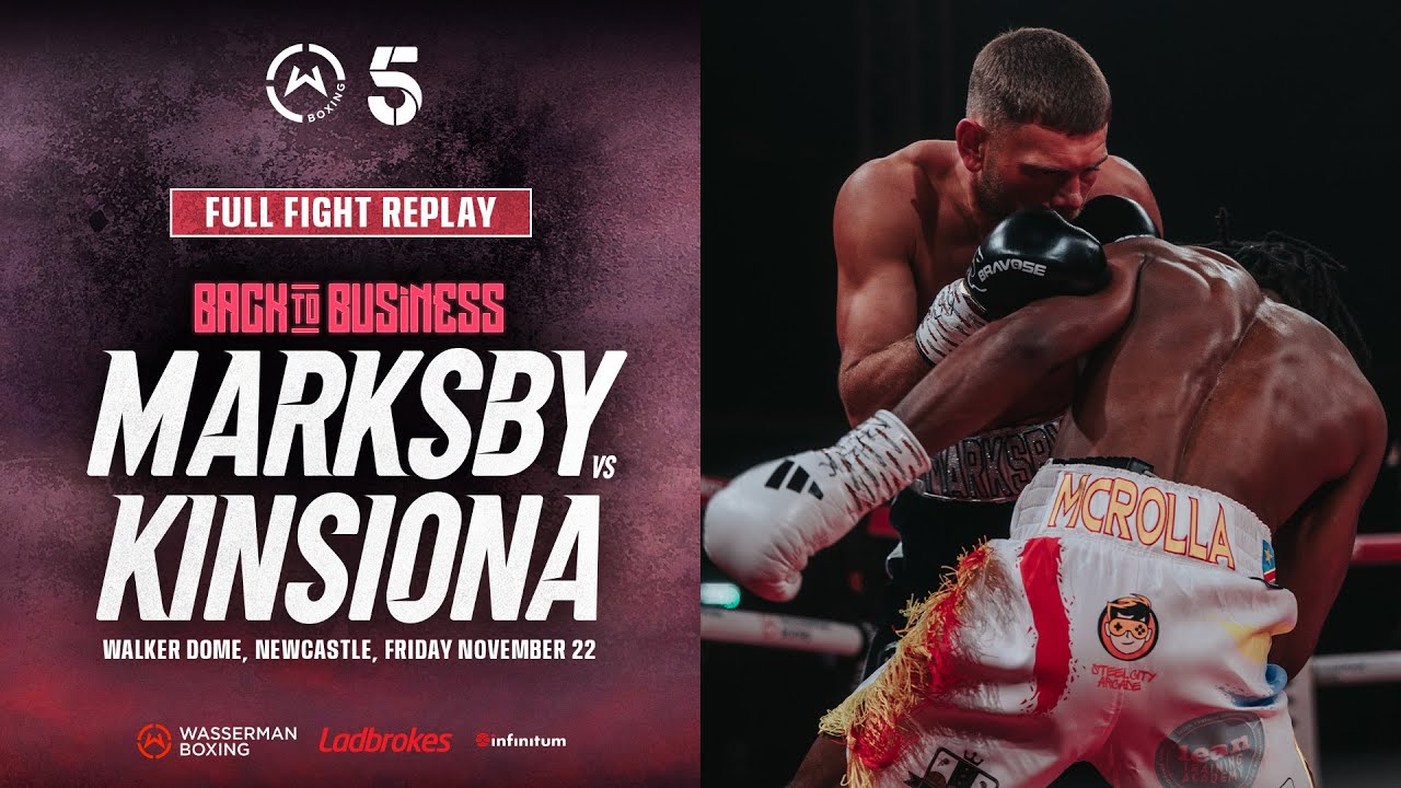 FULL FIGHT: Ben Marksby vs Levi Kinsiona | Wasserman Boxing