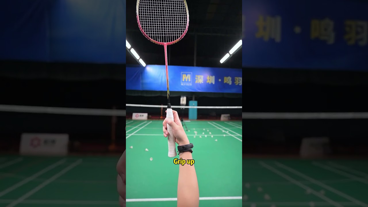 A few tips on how to grip the racket🏸🤪👩‍🦳