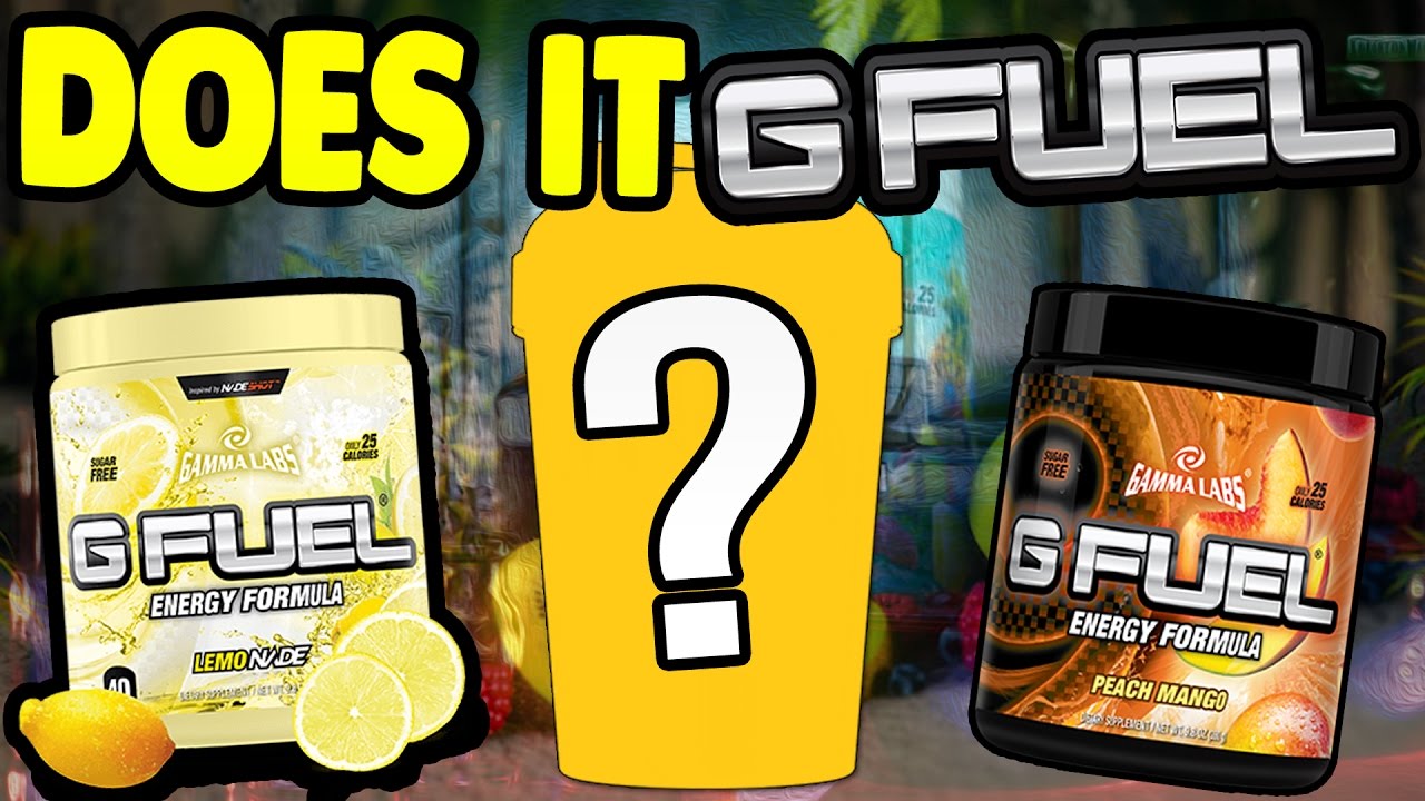 😲TRY THIS NOW!!!!! - DOES IT G-FUEL - PEACH MANGO & LEMONADE! 😱