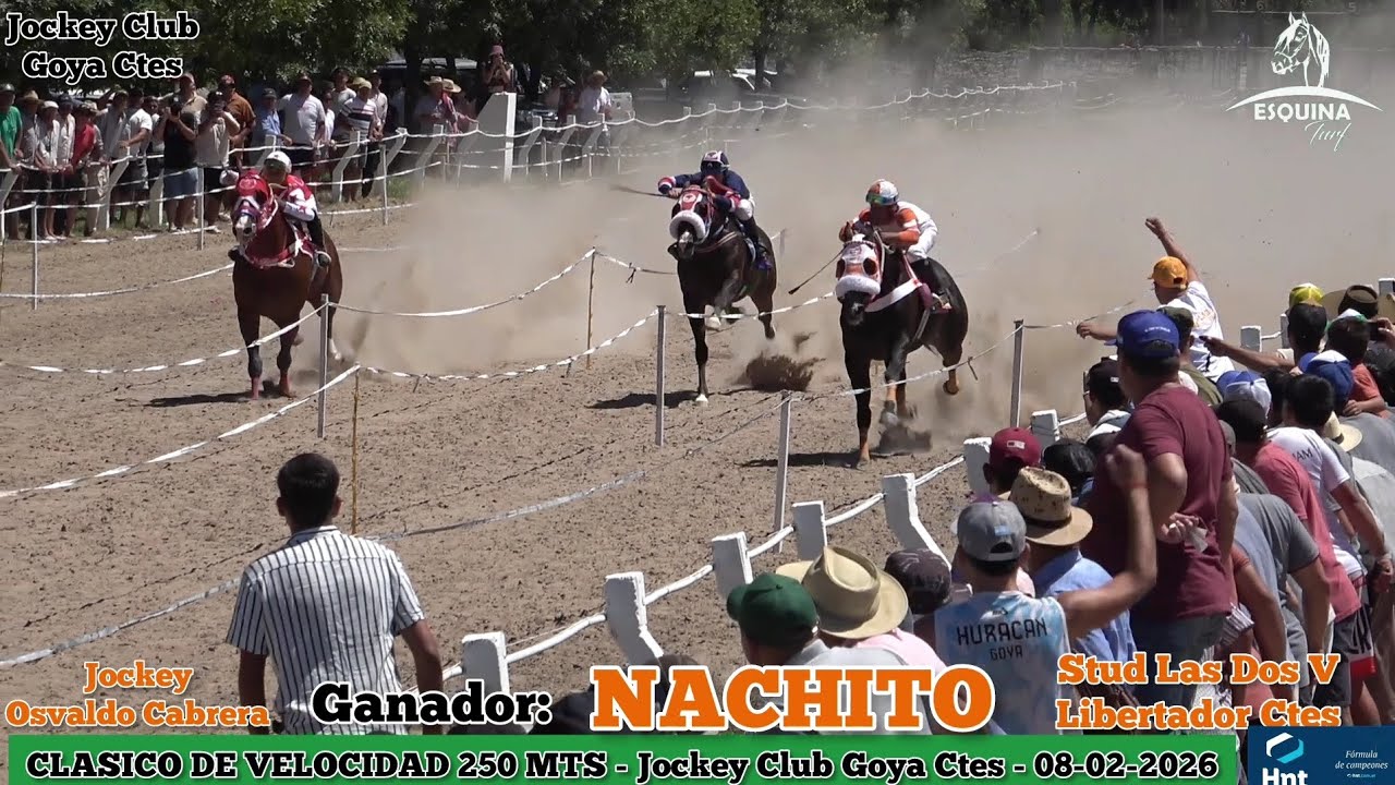NACHITO (Libertador Ctes) Jockey Club Goya Ctes  -  Domingo 08 de Febrero de 2026 