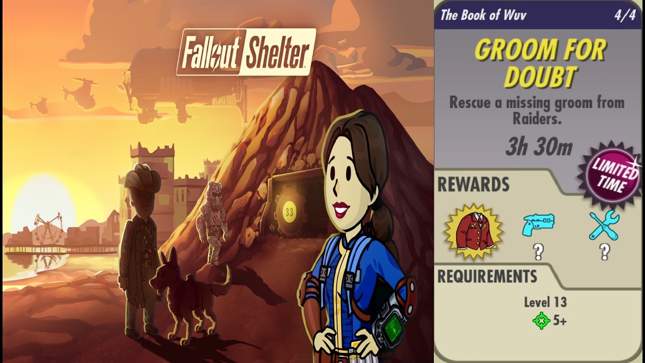 Fallout Shelter The Book of Wuv Groom for Doubt + Ultracite