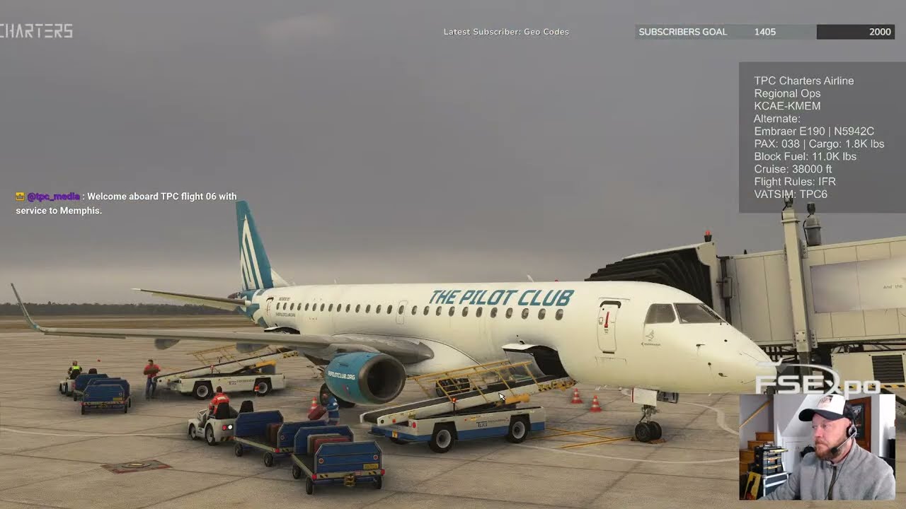 Memphis Arrival | Embraer E190 | TPC Charters Airline - Regional Ops | VATSIM | MSFS2020