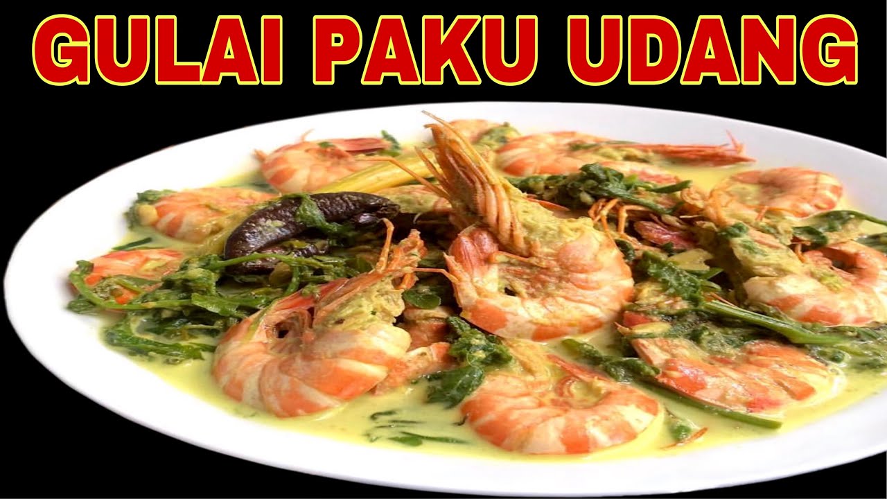 RESEP GULAI PAKU UDANG (PAKIS UDANG) ALA UNI CHECHE