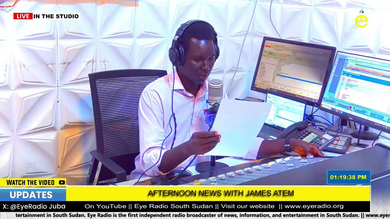 AFTERNOON NEWS WITH JAMES ATEM