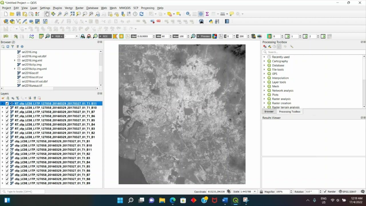 Step 1.1: This video shows on how to process Landsat on TOA reflectance and brightness temperature.