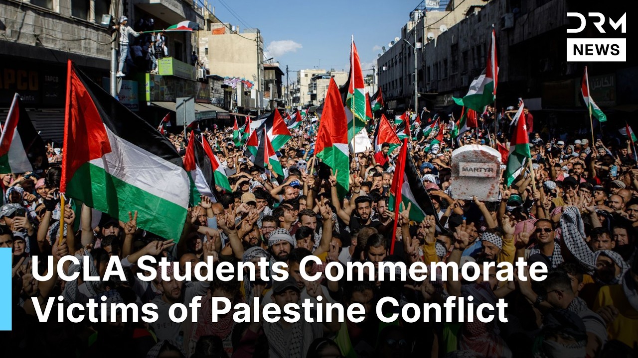 FULL REMARKS: UCLA Activists Hold Floral Procession in Memory of Gaza War Victims | AQ1N