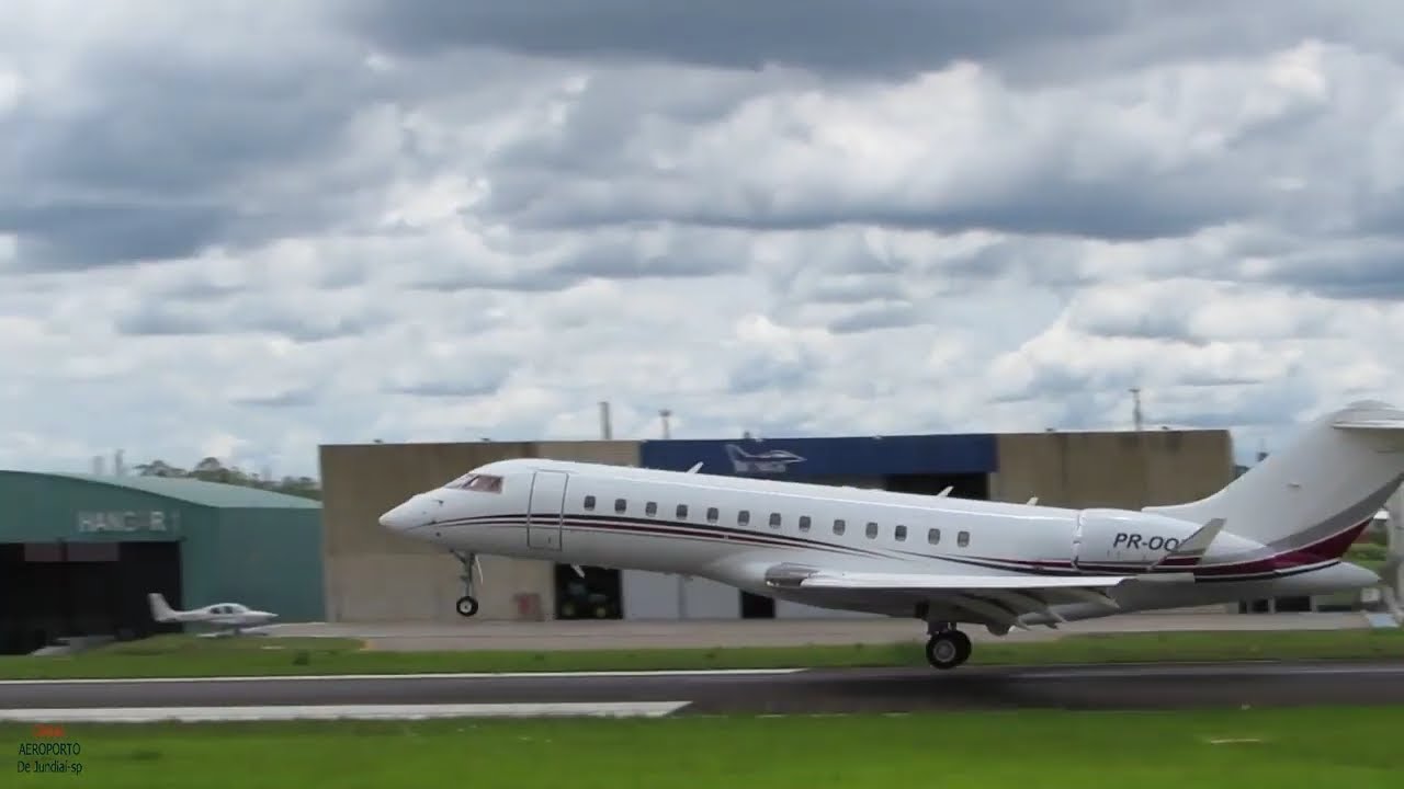 Nariz Elevado Pouso Bombardier Global Express