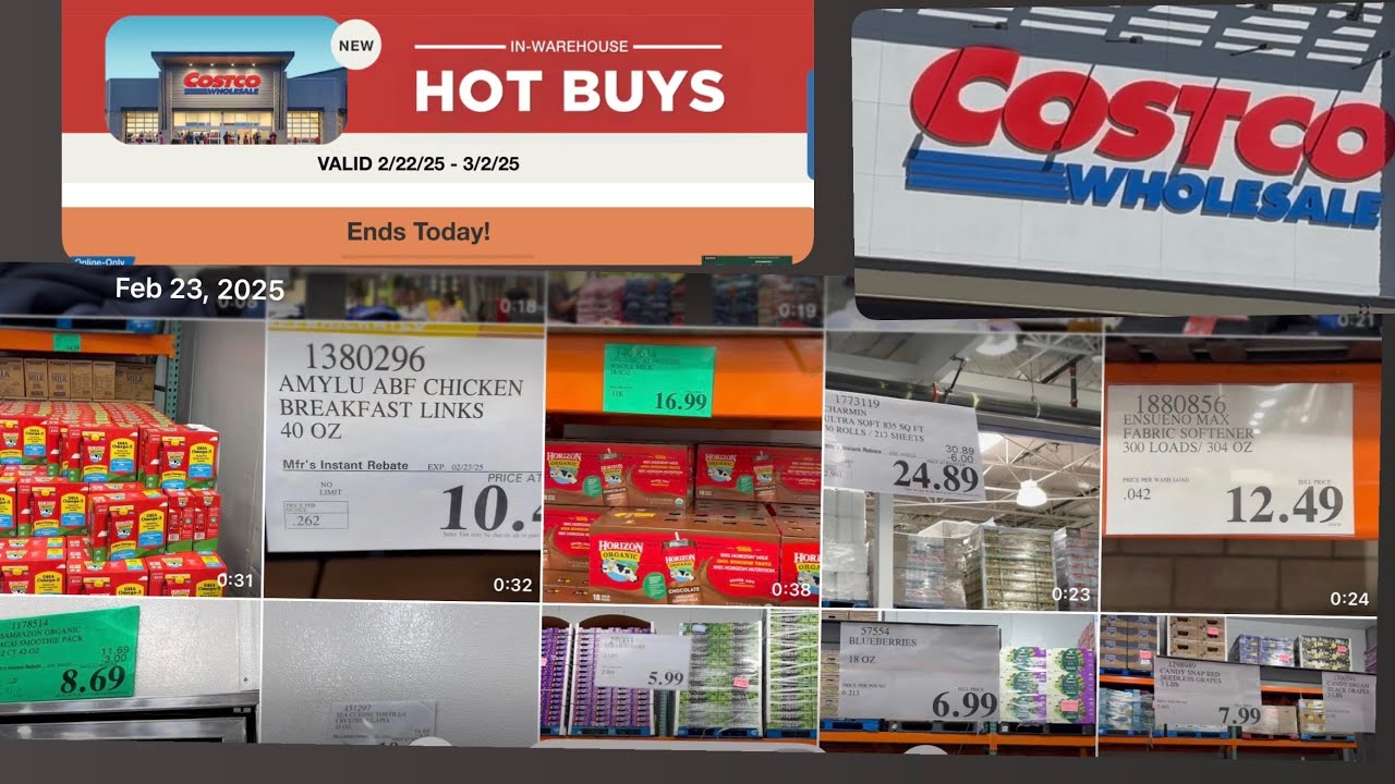Costco Sale sale Items & HOT BUYS 02/23- 03/02/25 @ Tustin