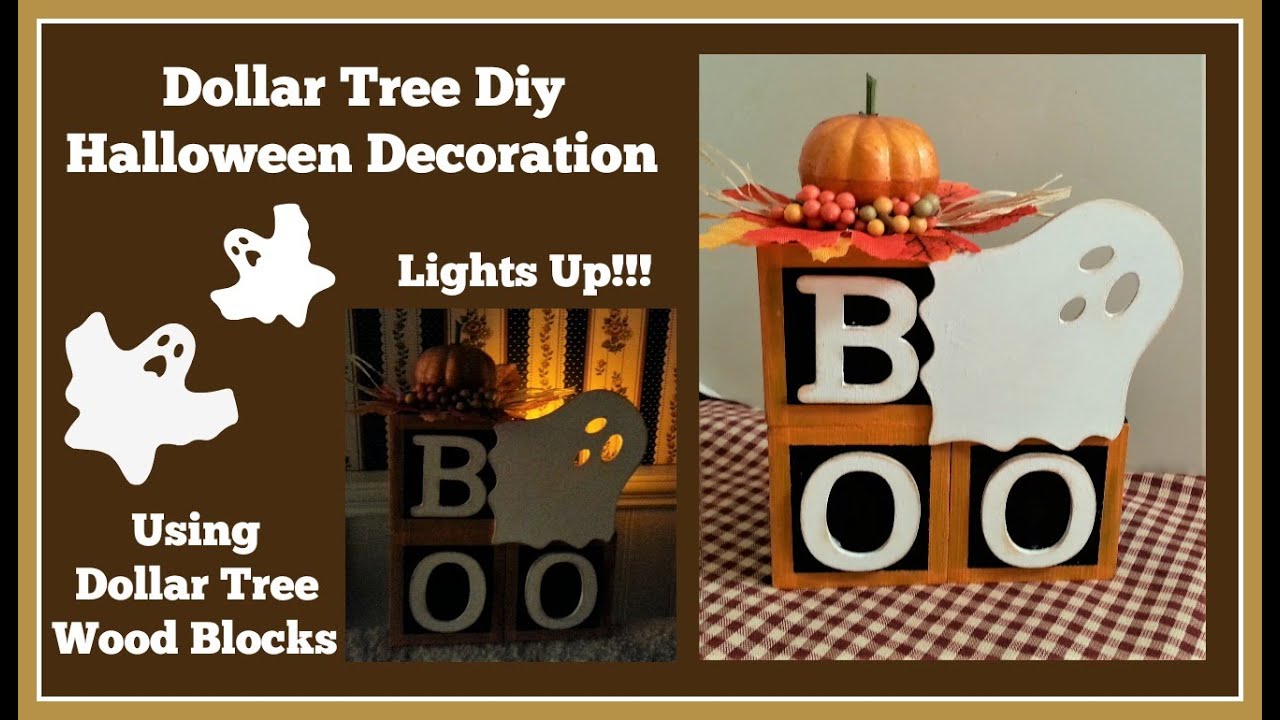 Dollar Tree Diy Halloween 🎃 Light Up Decoration