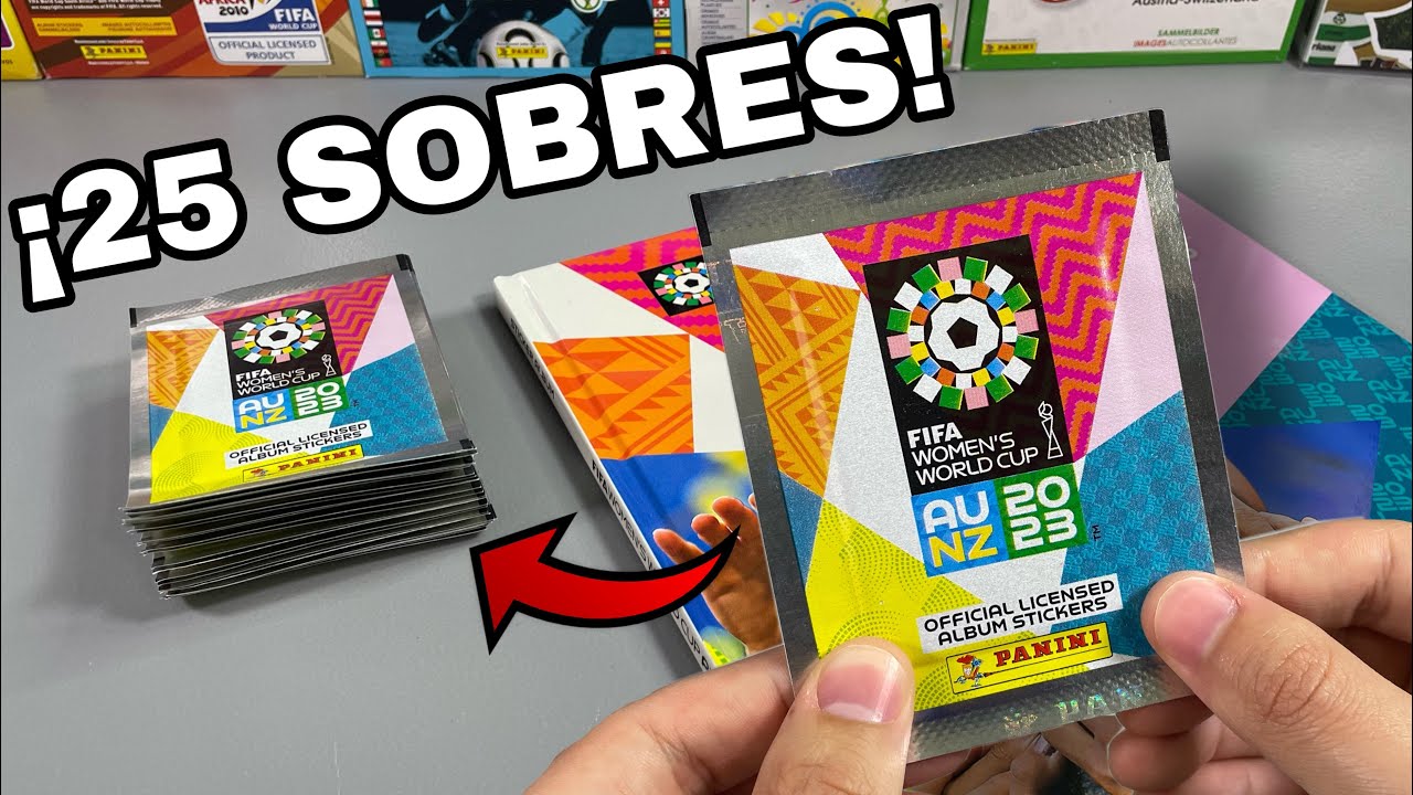 *ABRIMOS 25 SOBRES* DEL NUEVO ÁLBUM DEL MUNDIAL FEMENINO 2023