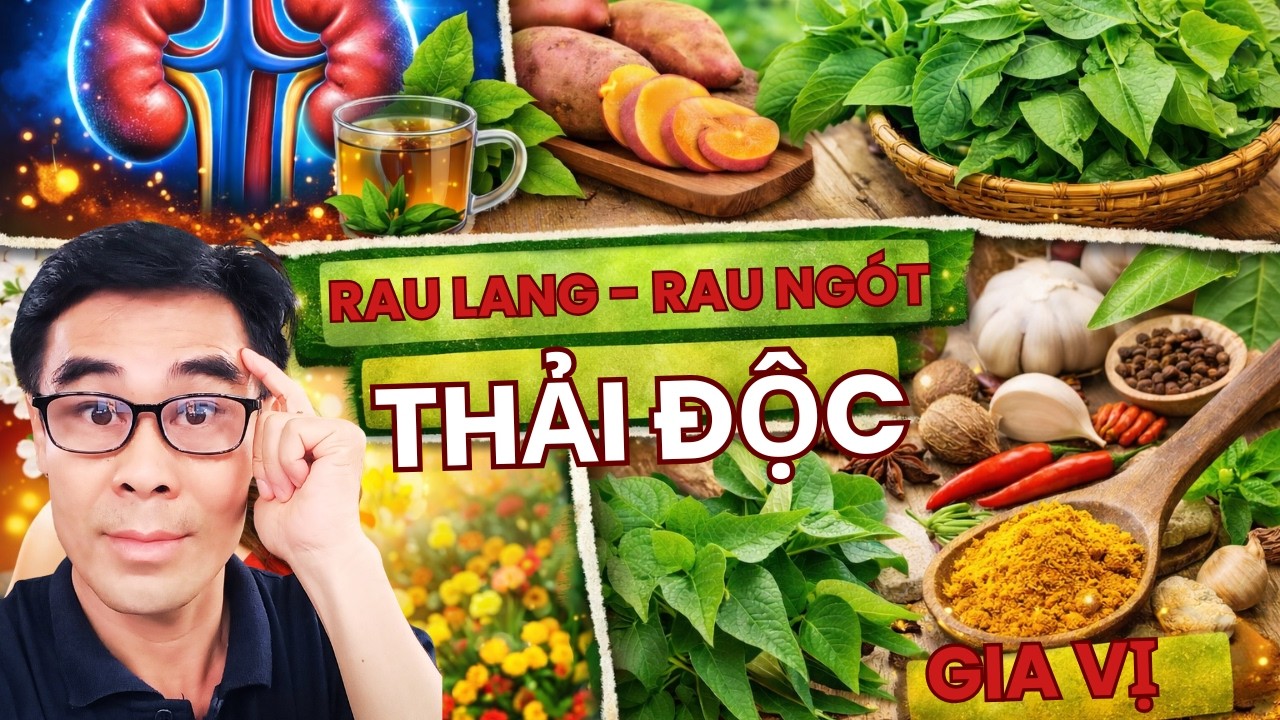 Tết Thanh Lọc Cơ Thể : Lợi Ích Rau Lang , Rau Ngót & Gia Vị Vàng !