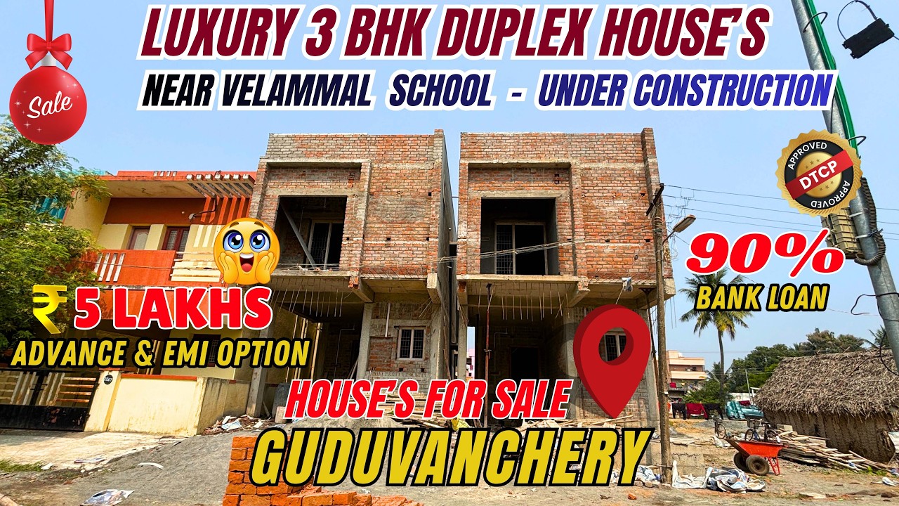 Shocking Rate 😱Guduvanchery Individual Houses For Sale | 3 BHK Duplex #guduvanchery #chennaihouse