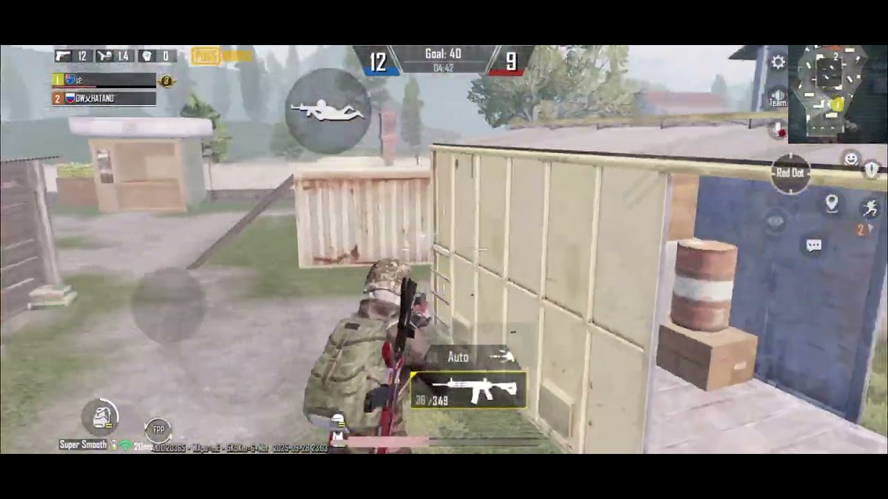 I played against an e-sportsman PUBG MOBILE