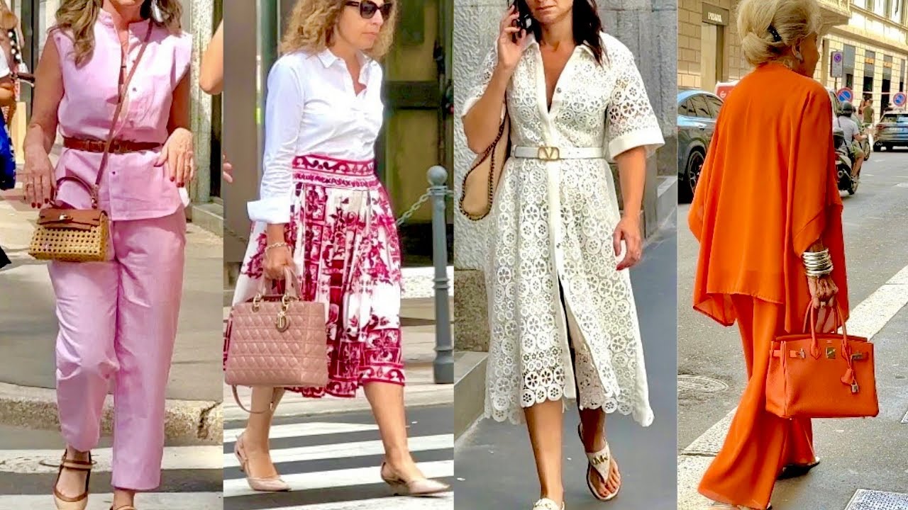 FALL 🇮🇹MILAN EARLY AUTUMN STREET FASHION 🍁CHIC OUTFITS TO START NEW SEASON #vanityfair