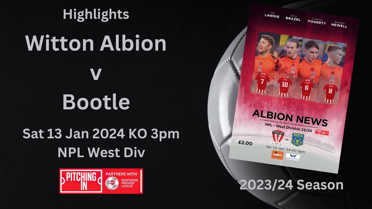 Witton Albion v Bootle Match Highlights 4K