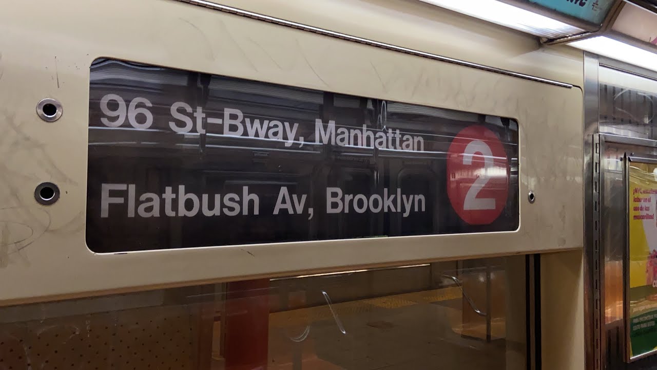IRT Subway: R62A (2) Train Ride from 96th Street to Flatbush Avenue