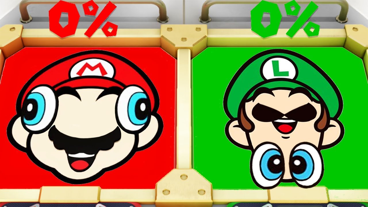 Super Mario Party MiniGames - Mario Vs Luigi Vs Yoshi Vs Dry Bones (Master Cpu)