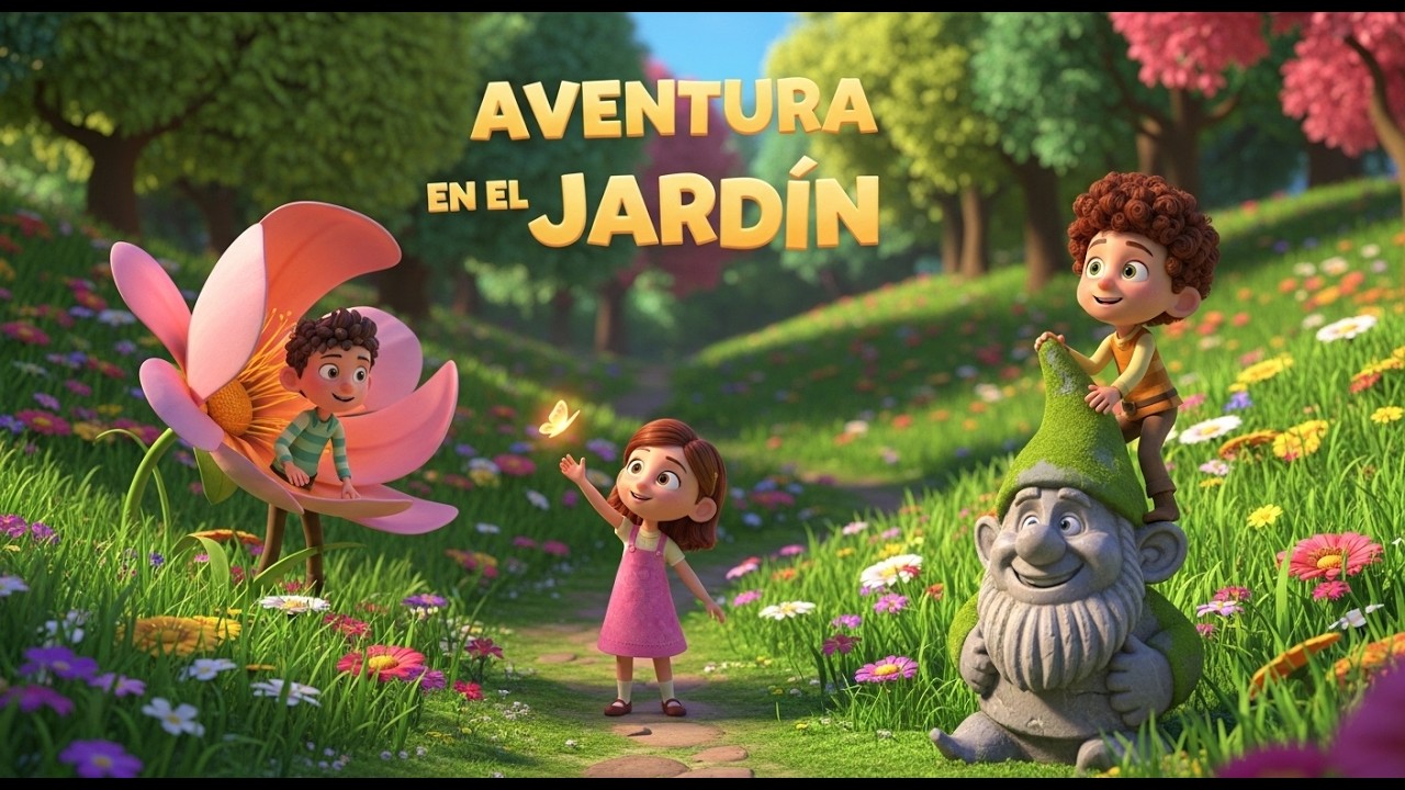 🦋🌸 El Gran Jardín de Primavera | Canción Infantil de Mariposas | Música para Niños 🌈🎶