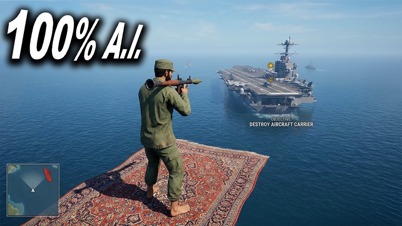 Iranian Magic Carpet Riders: The Game (A.I. Video)