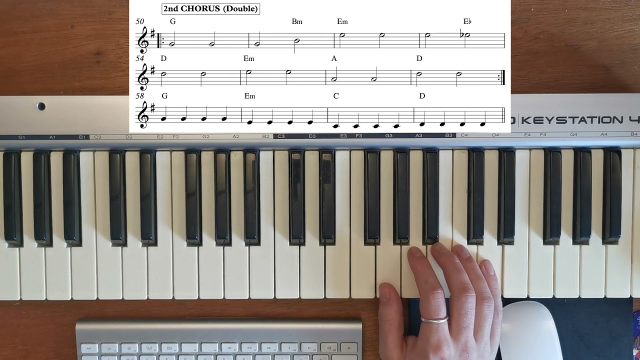 All I Want For Christmas Is You | Easy Piano Demo Video