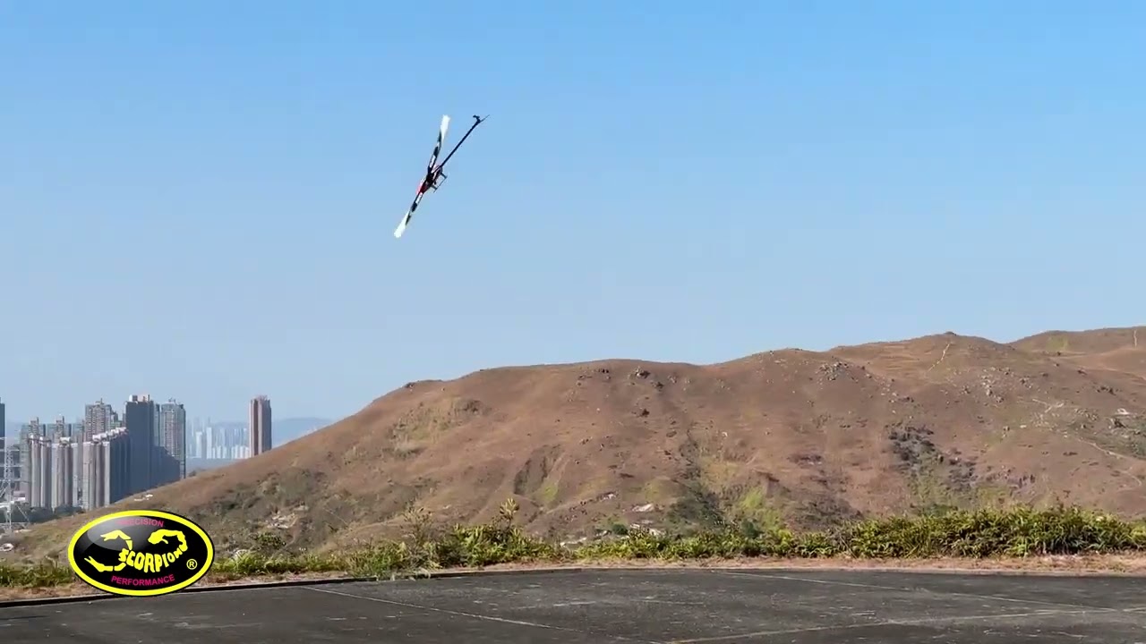 **7 Minutes** of Electric 3D Helicopter Flying - Scorpion Powered Tron Dnamic