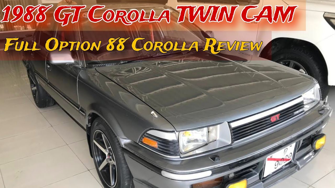 Twin Cam 1988 Corolla Review, full option