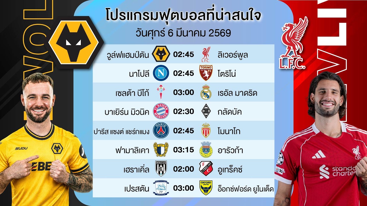 ทีเด็ดบอลวันศุกร์ ( วันนี้เต็ง1ทีม สเต็ป3 / สเต็ป5 ) #เบนเทนล้มโต๊ะ #football