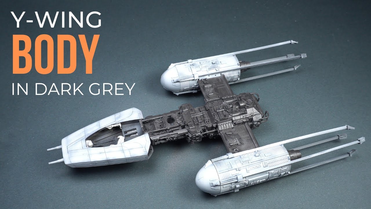 Star Wars Y-Wing Painting the Body Part 1 - 1/72 scale