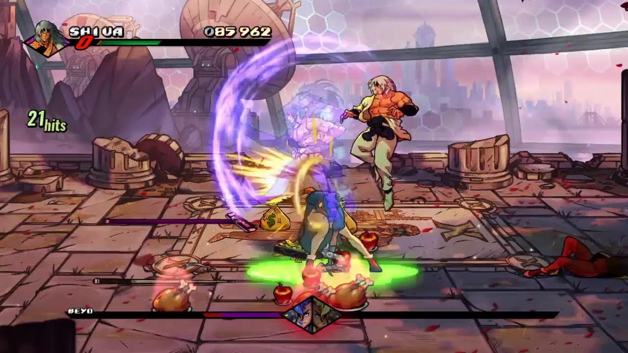 Boss Rush Speedrun World Record Attempts Streets of Rage 4 V8