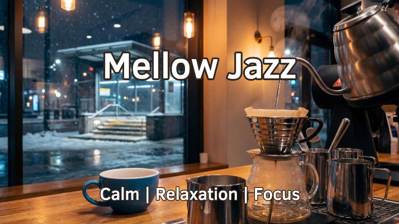 🎷 Cozy Late-Night Jazz for Focus, Work & Quiet Evenings