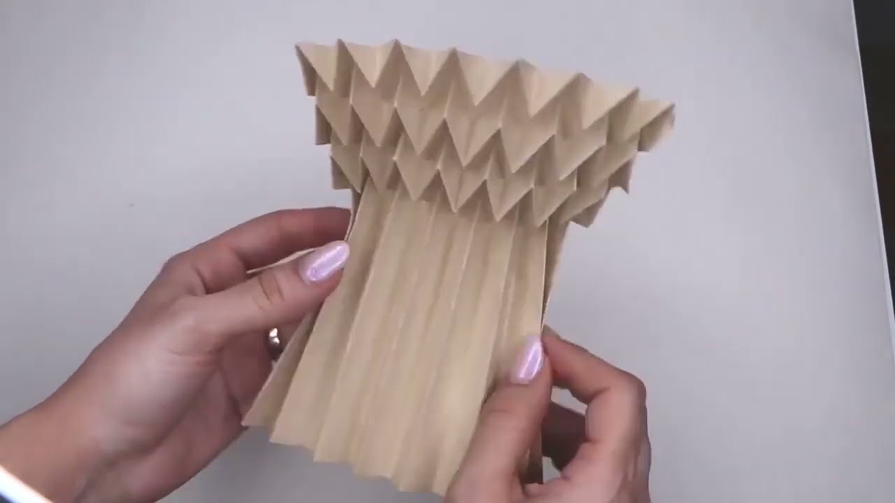 Origami Tessellation Herringbone آموزش اوریگامی تسلیشن برای معماران و طراحان
