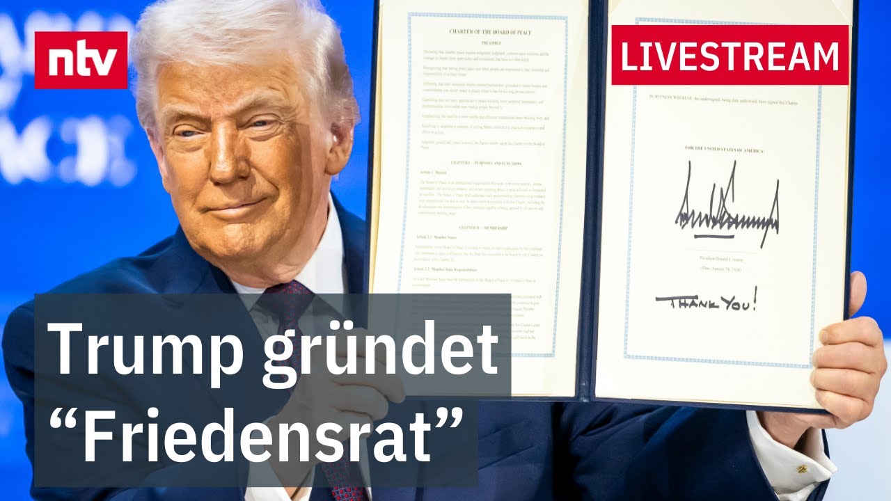 LIVE: Ankündigung von Trump zu sogenanntem Friedensrat