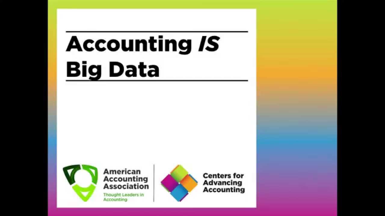 Accounting IS Big Data
