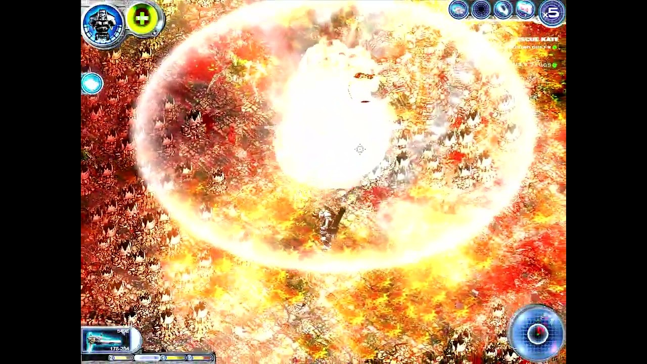 [Alien Shooter 2: Reloaded] Walkthrough Mission #16 IMPOSSIBLE DIFFICULTY