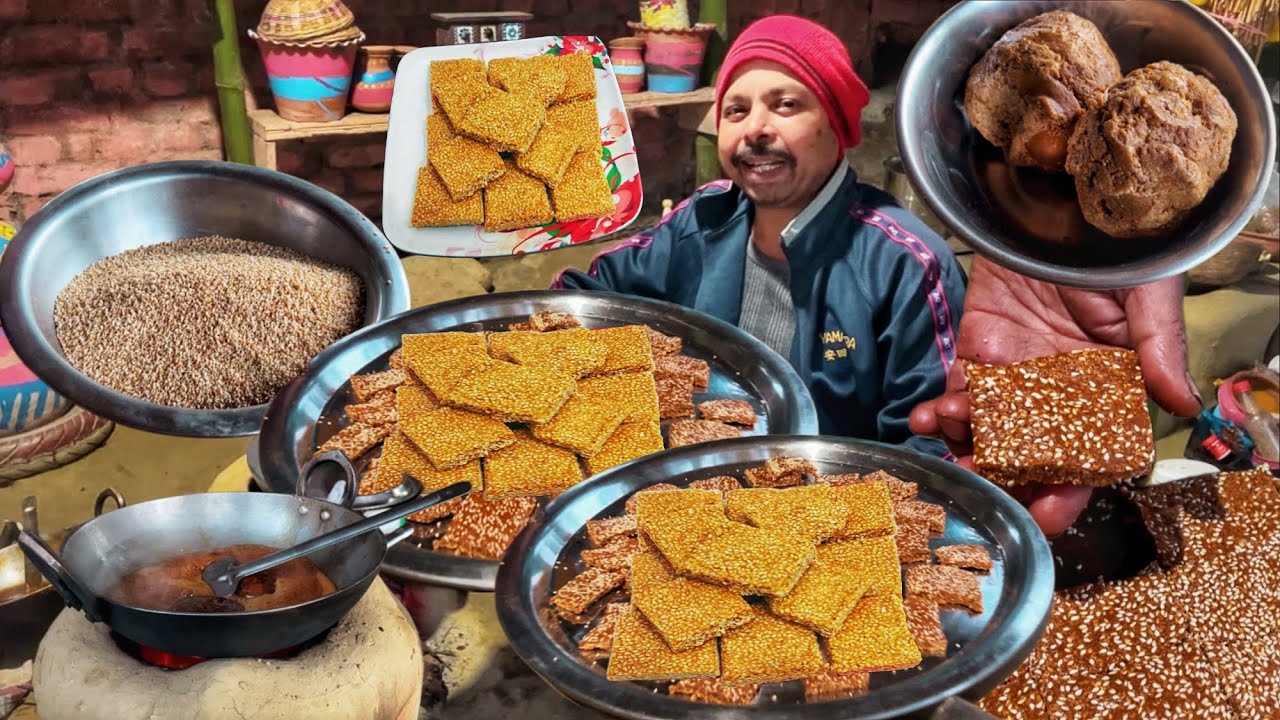 तिल की गजक । Til Gazak | Til Patti for Lohri / Makar Sankranti