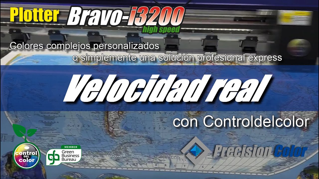 Nuestra velocidad en Bravo i3200 controldelcolor