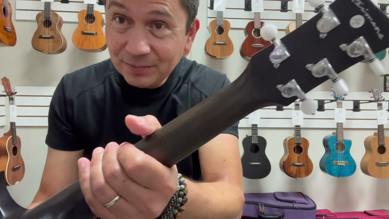 Enya Taimane 5 String Moon Tenor Ukulele Demo/Review at Aloha City Ukes