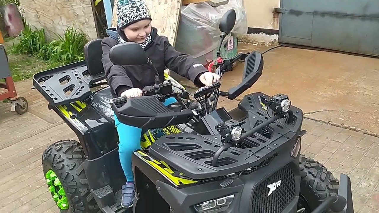 Quad 250 automat - kupiłem nową 250ke dla syna😉 przekazanie maszyny XTR hurricane hummer pro 14/10