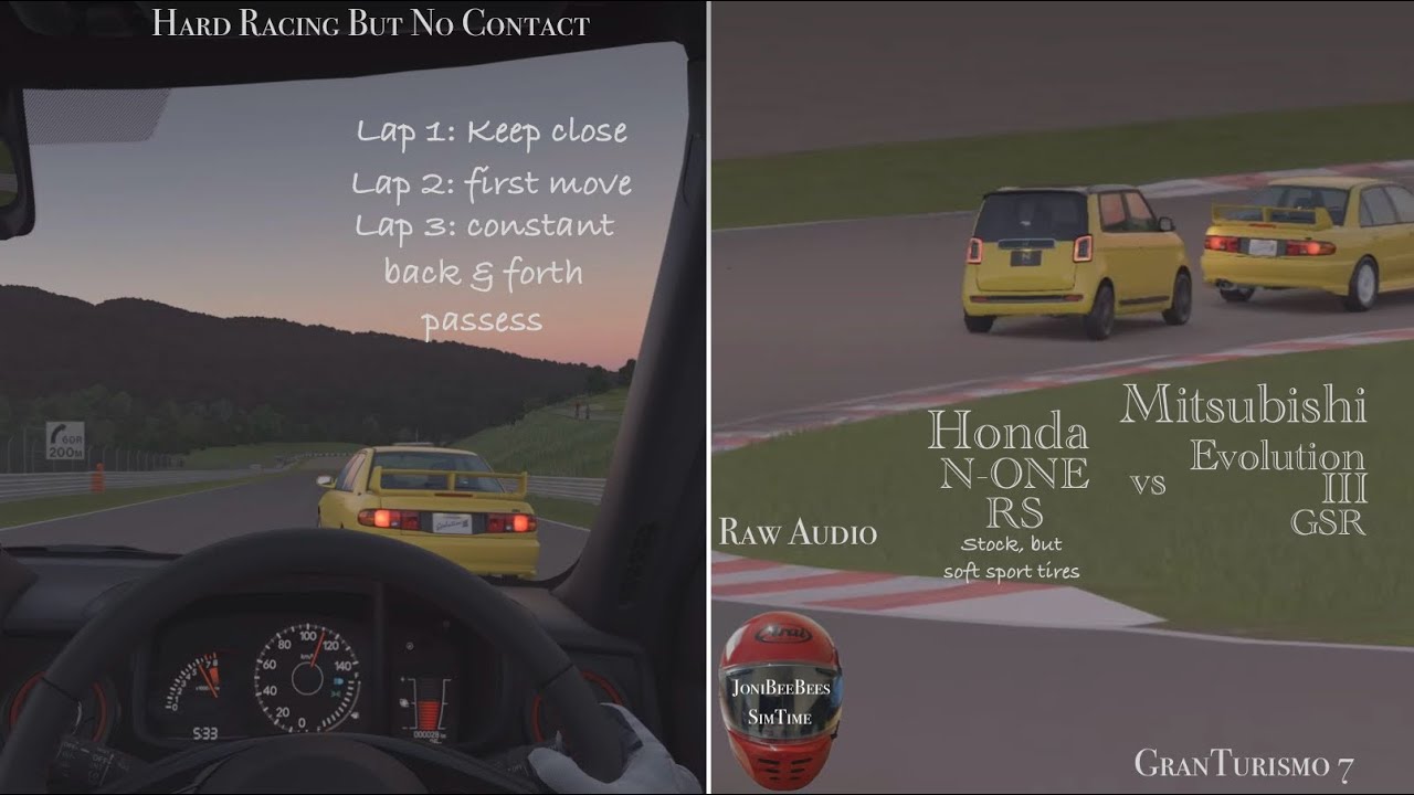 Honda N-ONE RS vs Mitsubishi Lancer Evo 3 | Gran Turismo 7