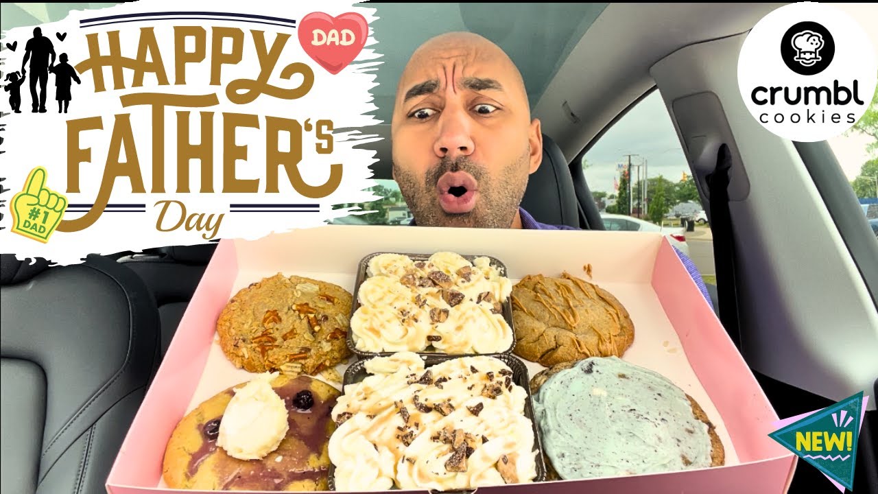 Crumbl Cookies Father's Day Week - New Toffee Cake, New Blueberry Pancake, Kitchen Sink, and More!