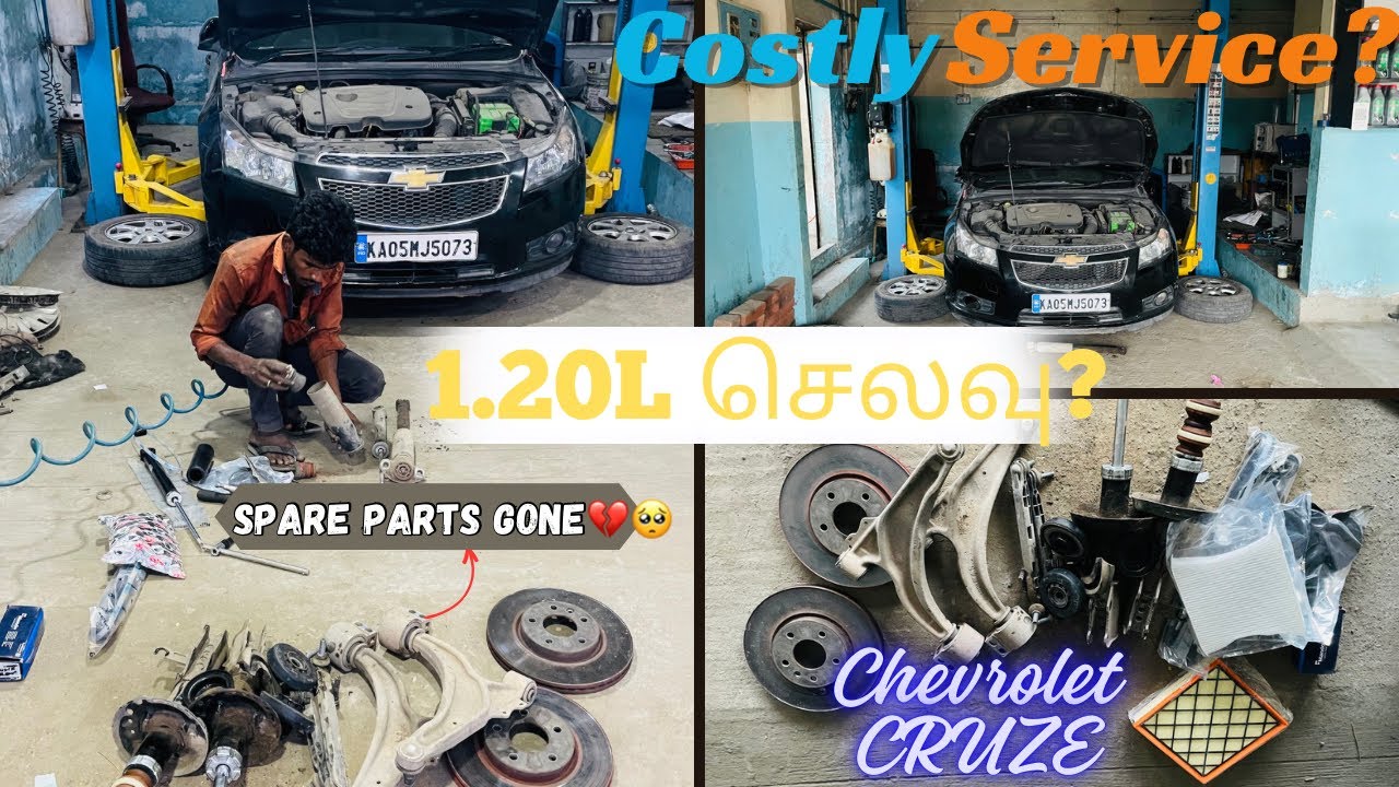 1.20L செலவு வெச்சுடுச்சா என்னோட Chevy Cruze?🤐 Spare parts changed🫣 | RR500
