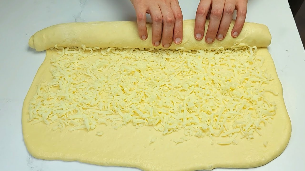Всего одна начинка, и булочки с сыром невероятные ❗ Сыр в тесте вкуснейшее сочетание!