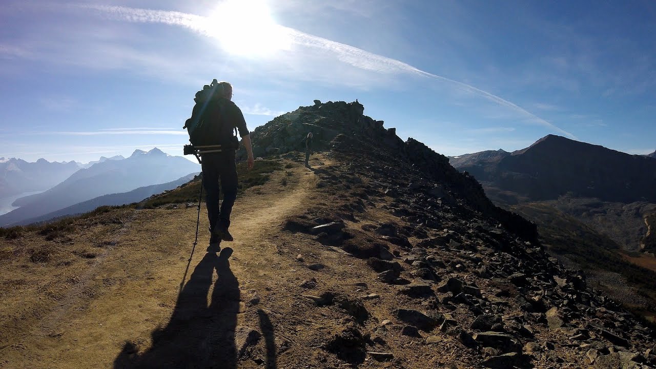 Backcountry Hike To The Bald Hills Mountain, Jasper National Park, Canada