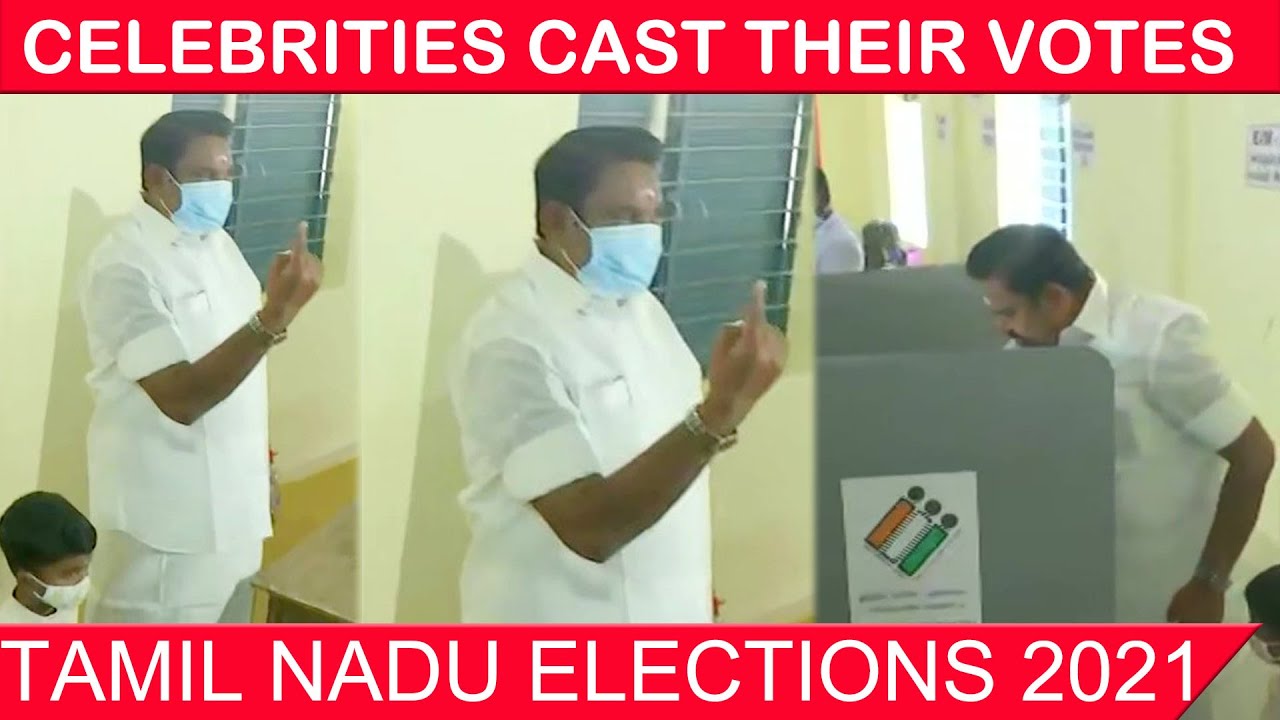 CM Edappadi K. Palaniswami Casting his Vote | TalksOfCinema