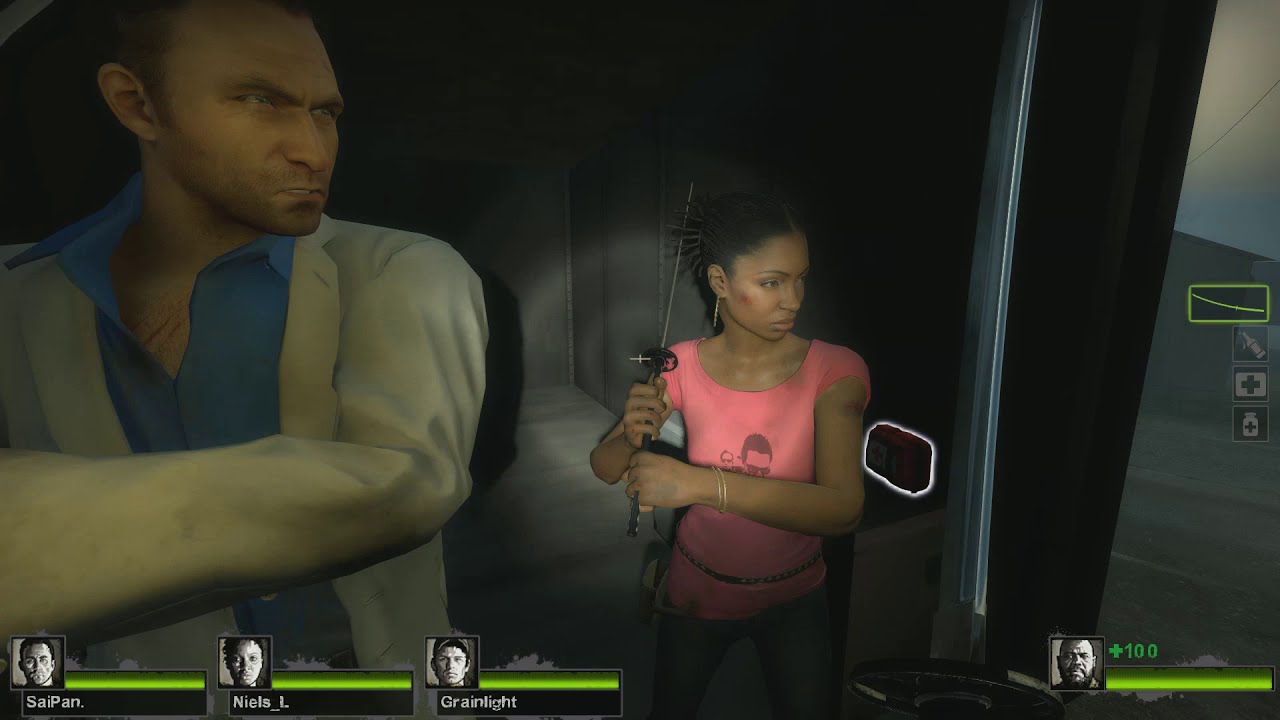 Left 4 Dead 2 - Four Swordsmen - Expert, No Restarts (Swamp Fever)