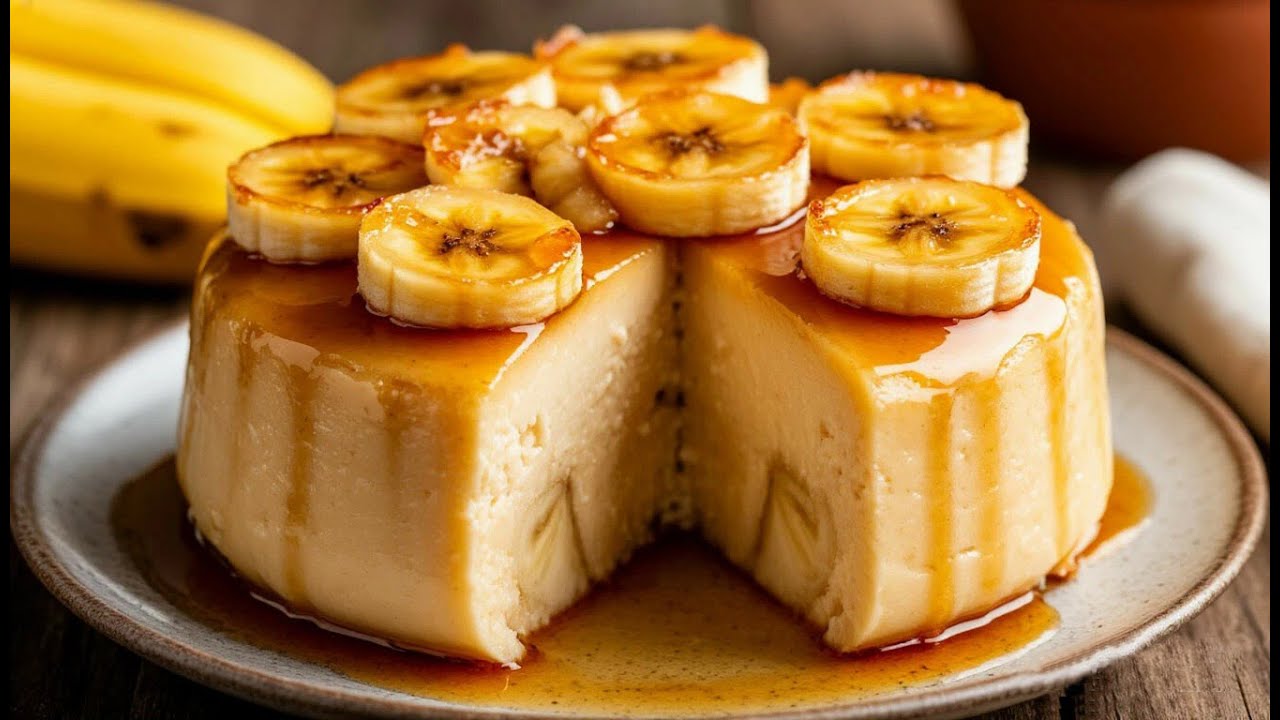 Nur Milch und Banane! Das köstlichste italienische Dessert in 5 Minuten! Kein Backen! Trick!
