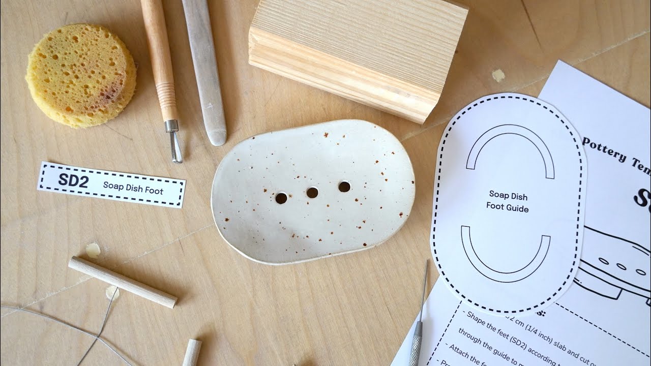 DIY soap dish (with templates!)