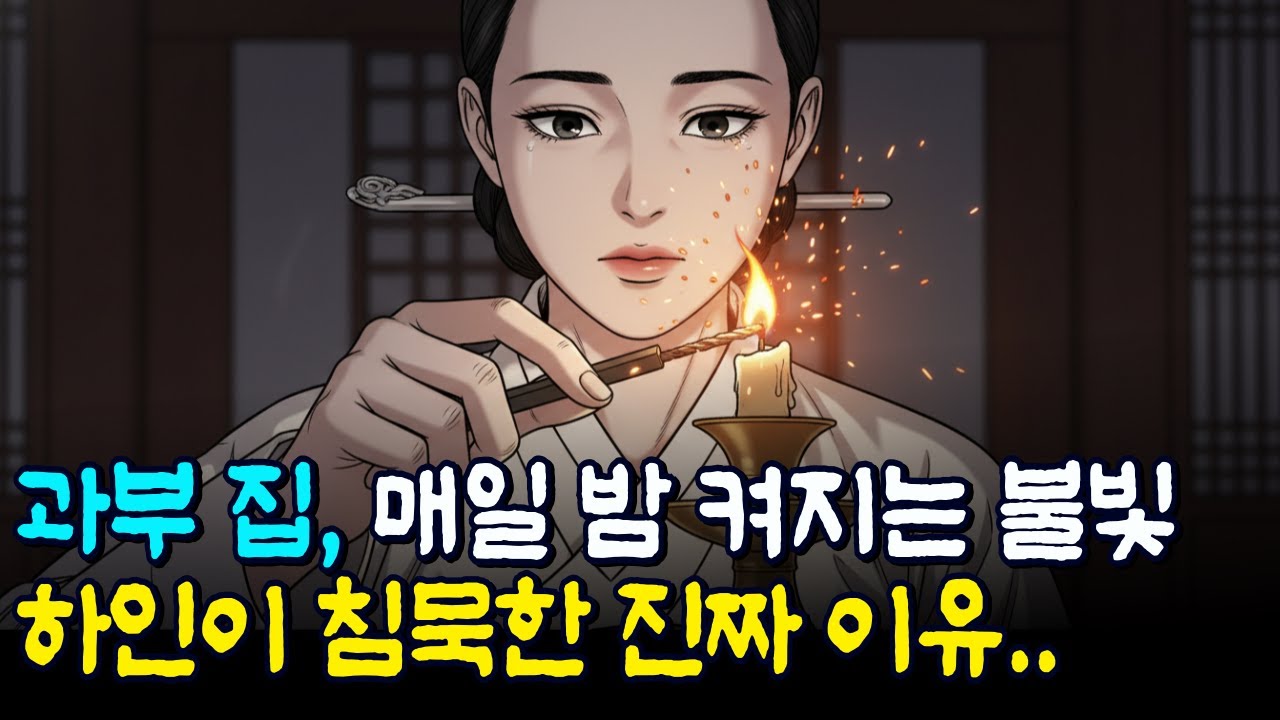 과부 집에 매일 밤 켜지는 불빛...하인이 침묵한 진짜 이유는?