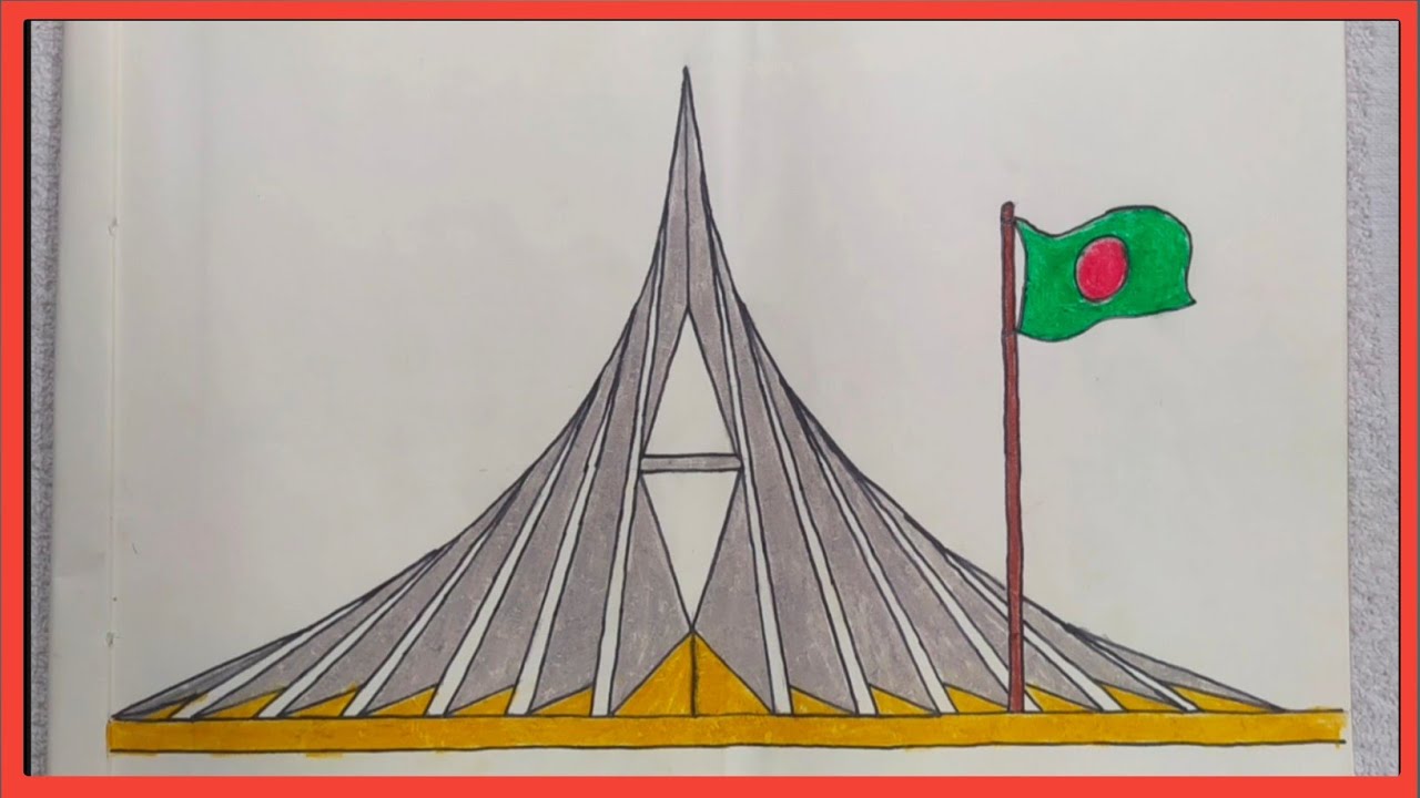 National Martyrs Memorial Drawing। স্মৃতিসৌধআঁকা #shwapno_drawing