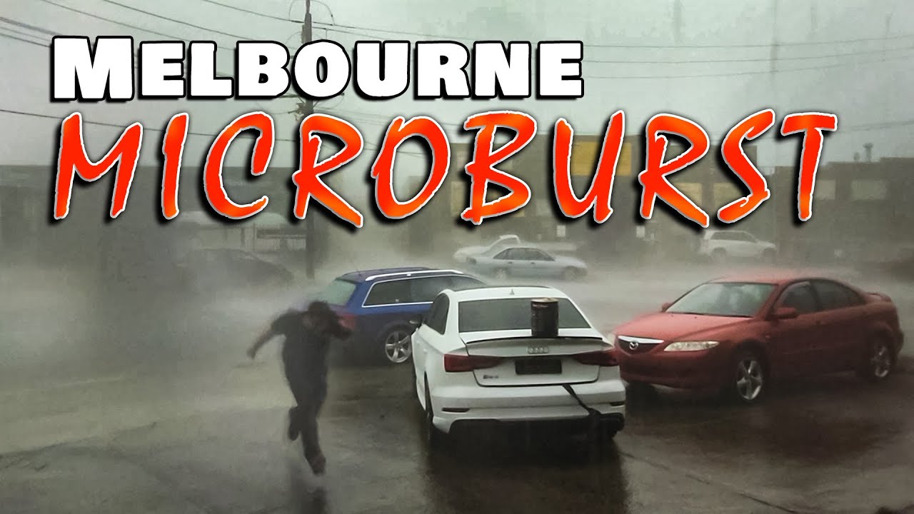 Melbourne impacted by Microburst - 13 Feb 2024